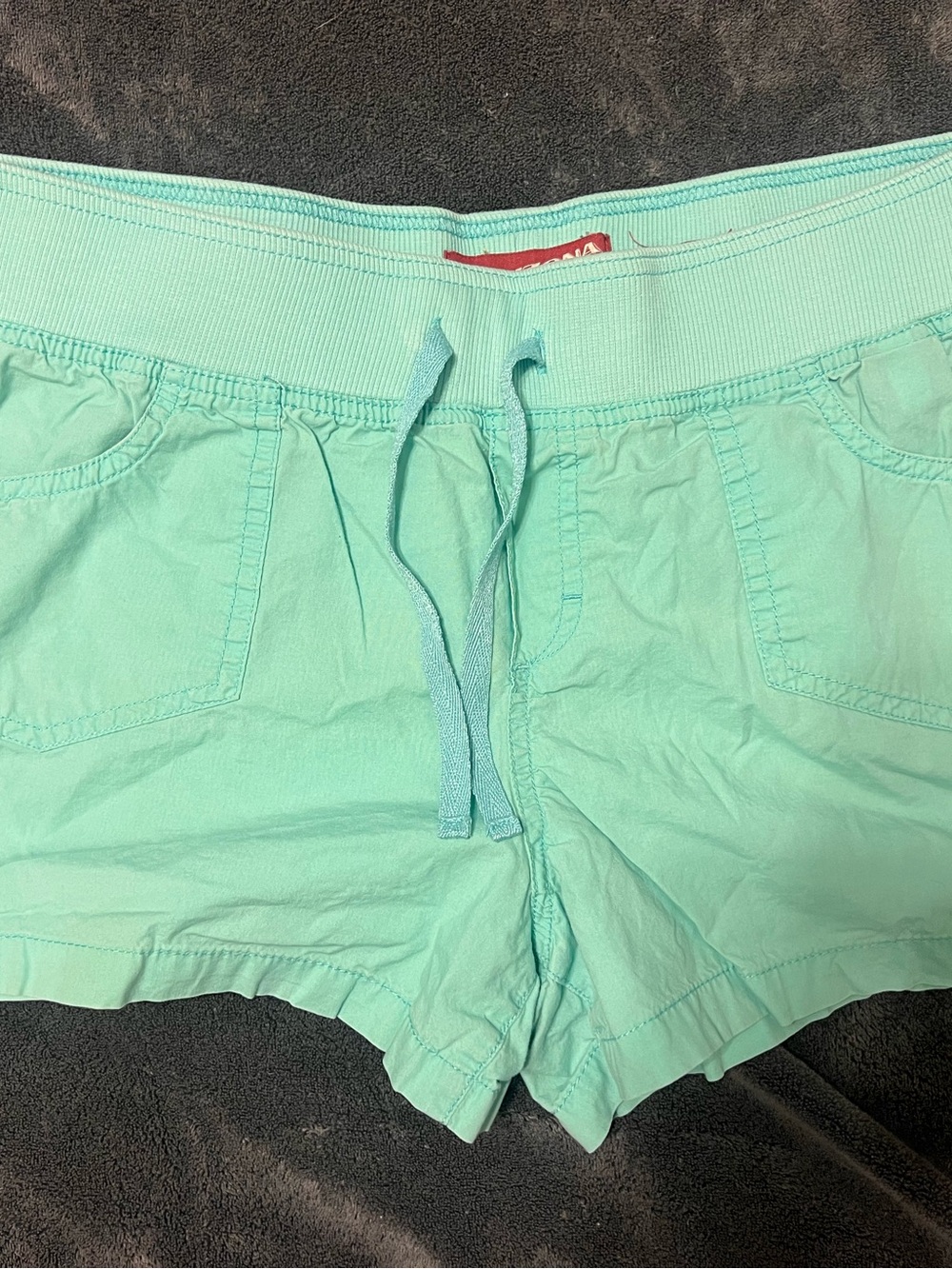 Arizona Women’s Mint Green Drawstring Lounge Shorts